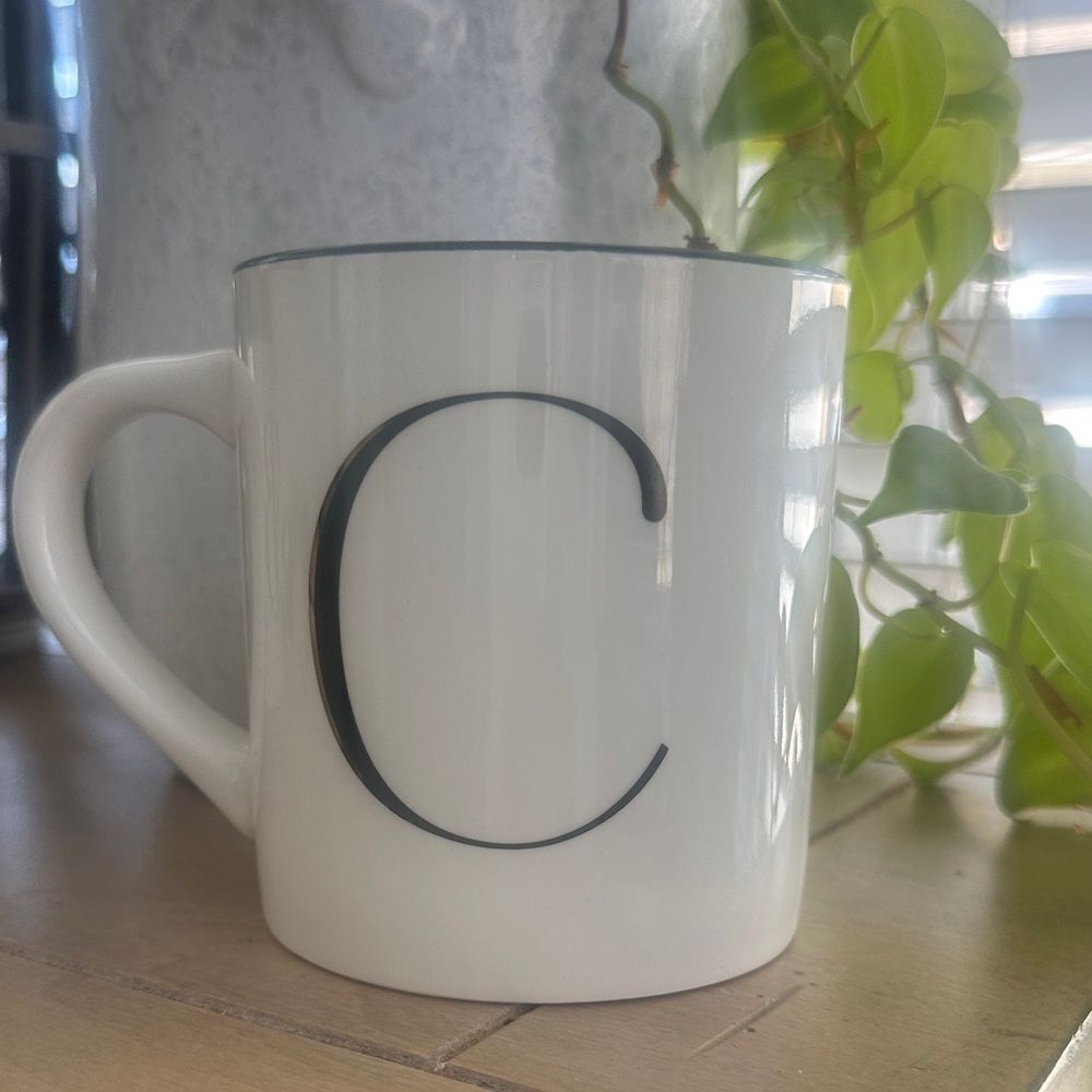 Threshold “C” Stoneware Mug 16 oz